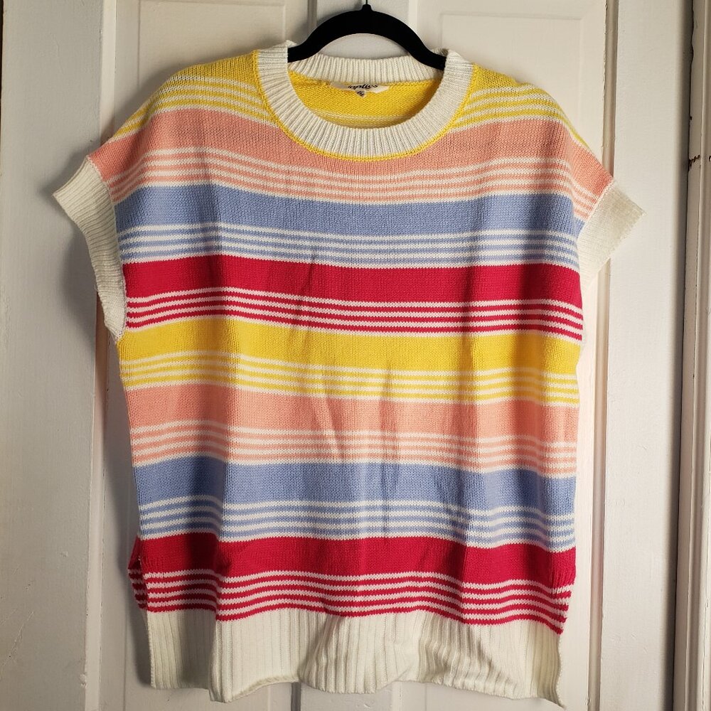 Haptics Oversized Cap Sleeve Sweater